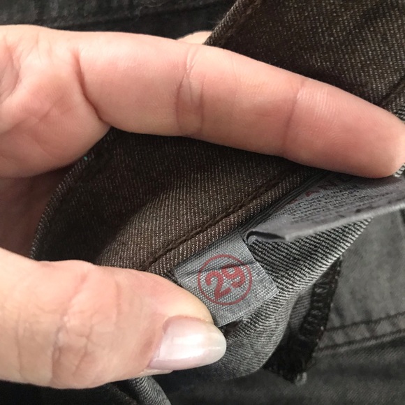 J Brand Coated Dark Brown Moto Jeans 29 - Picture 4 of 7